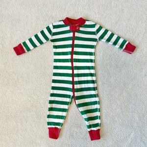 Hanna Andersson Stripe Holiday Pajamas, Size 12-18M